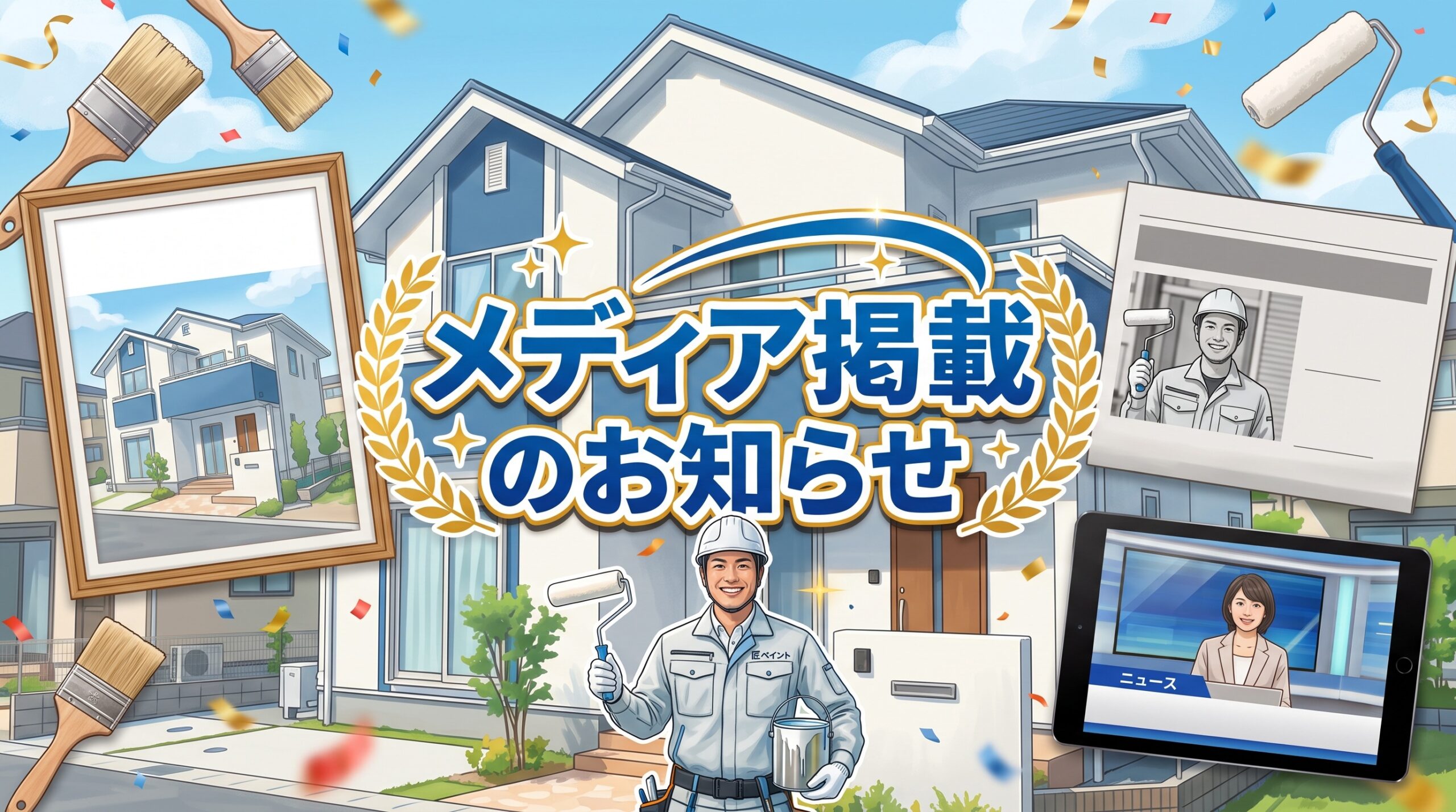 【お知らせ】あなたの街の外壁塗装屋さん様の記事にて、塗潤家（トウルヤ）が紹介されました
